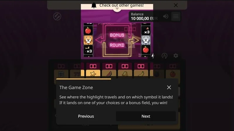 Lion Zama Fruits Bonus Spins - การรวบรวมสัญลักษณ์ Scatter และการเรียกใช้โหมดพิเศษ